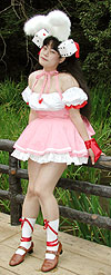 [Photo of Rabi-en-Rose's costume]